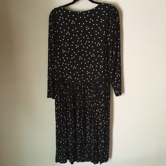 Vintage star print drop waist dress sz 4/6 - Picture 7 of 17